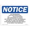 Signmission OSHA Sign, No Trespassing For Your Protection All _, 14in X 10in Alum, 14" W, 10" H, Landscape OS-NS-A-1014-L-14922 - alternate 1